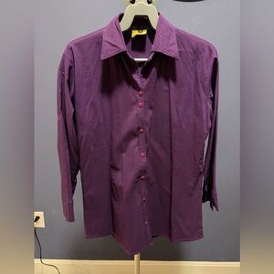 Women’s Purple Button-Up Shirt